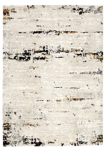 Easy Rugs Abstract Modern Contemporary Cream Gold Anthracite Rug