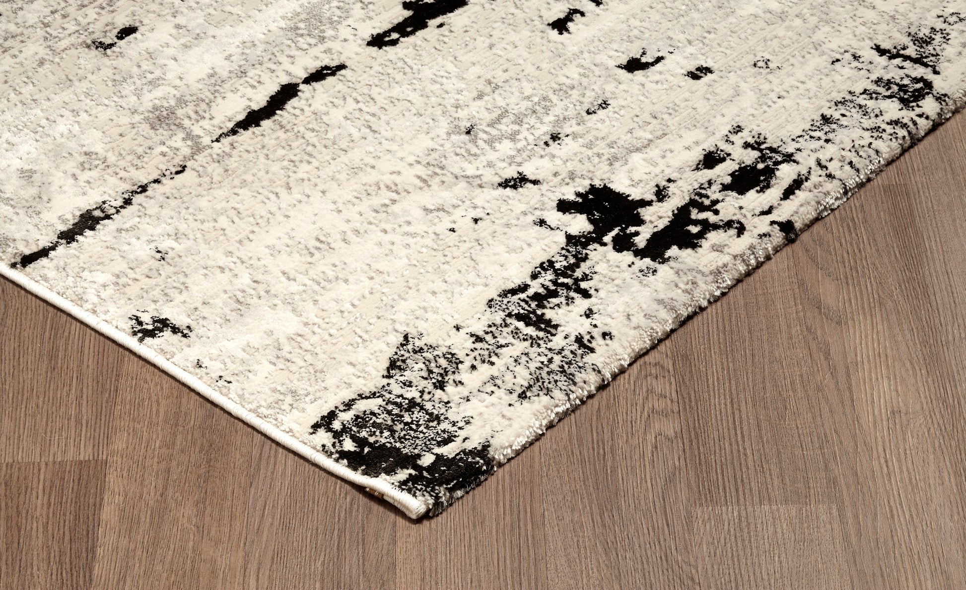 Easy Rugs Abstract Modern Contemporary Cream Anthracite Rug