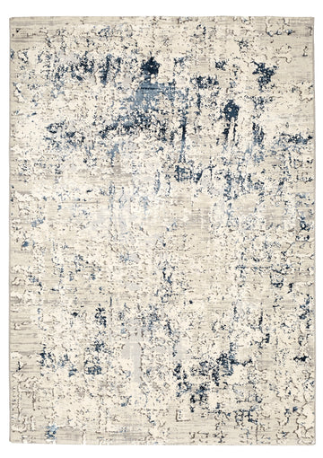 Easy Rugs Abstract Modern Contemporary Grey Blue Rug