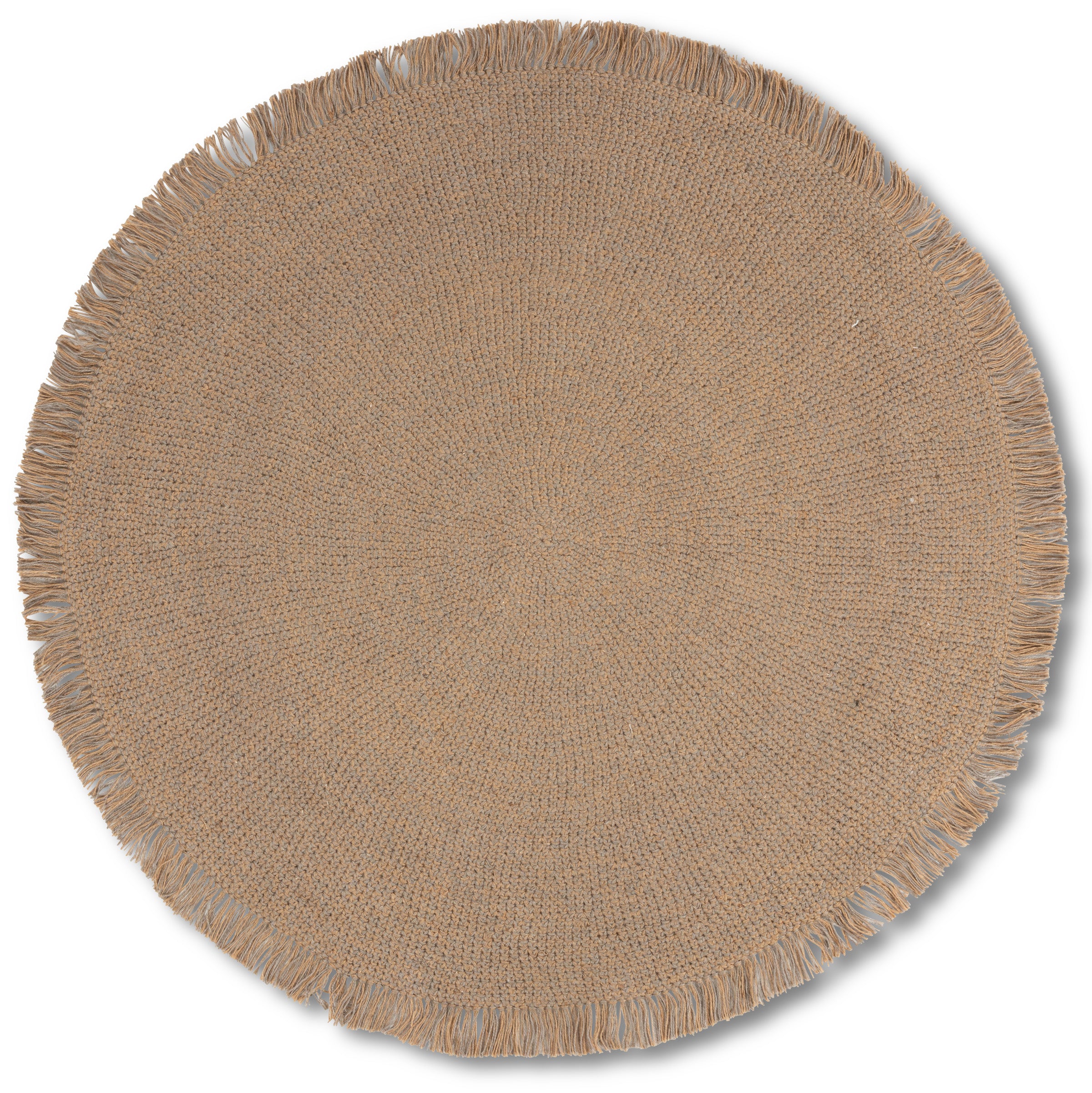 Round Braided Jute Rug