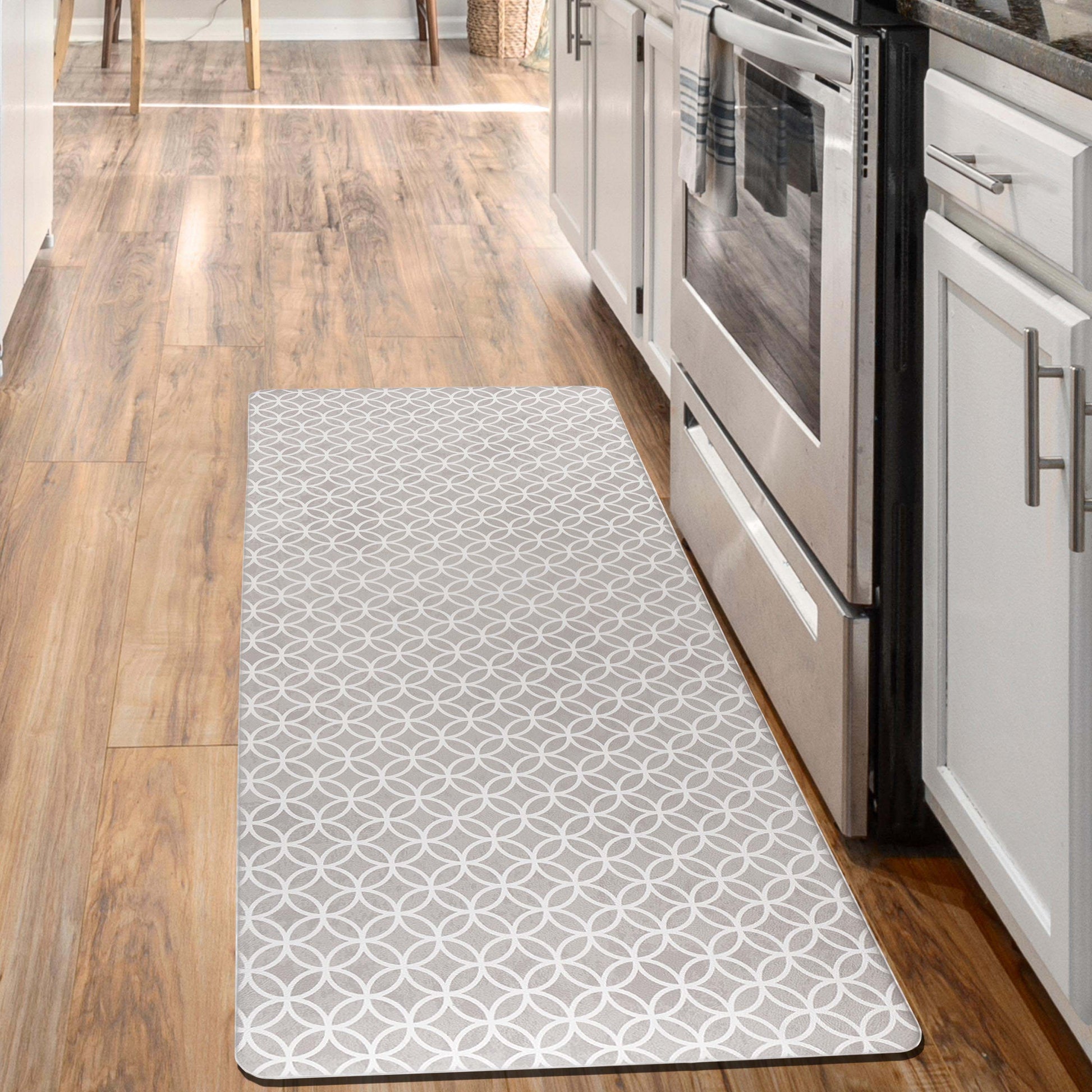 Eva Anti-Fatigue Waterproof Circles Comfort Kitchen Mat