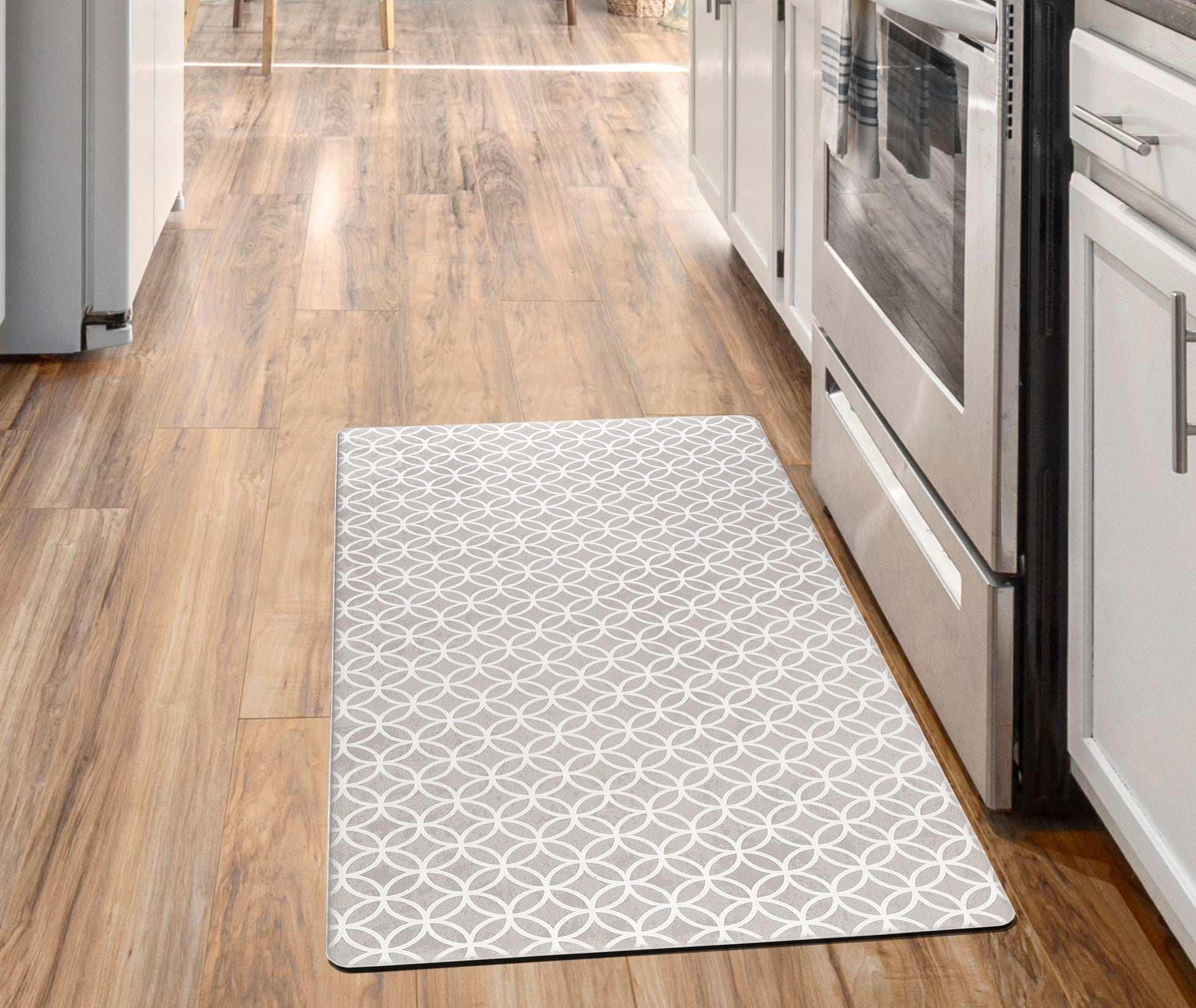 Eva Anti-Fatigue Waterproof Circles Comfort Kitchen Mat