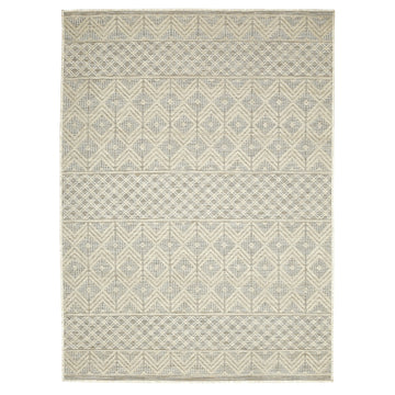 MILDRED Tranquil Geometric Ivory Grey Indoor Outdoor Rug