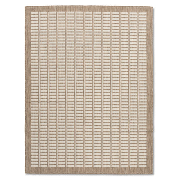 Easy Rugs Havana Modern Brown Weiss Geometric Patio Outdoor Rug