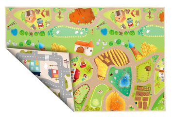 Farm City Reversible Sensory Touch Baby Play Mat