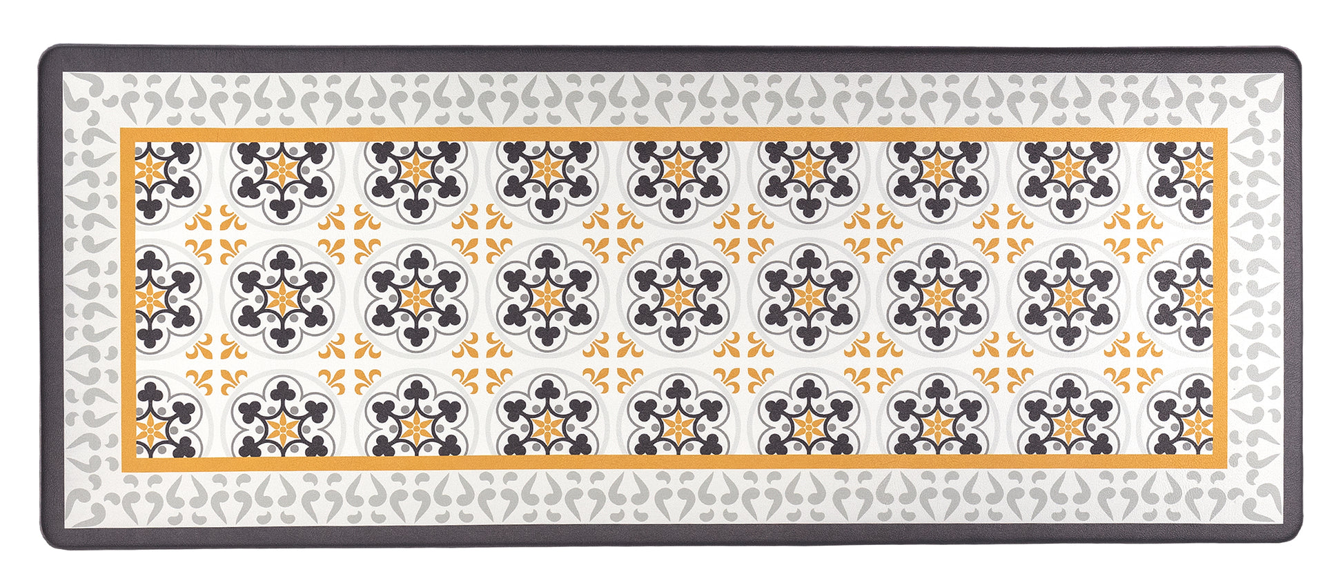 Eva Anti-Fatigue Waterproof Floral Comfort Kitchen Mat