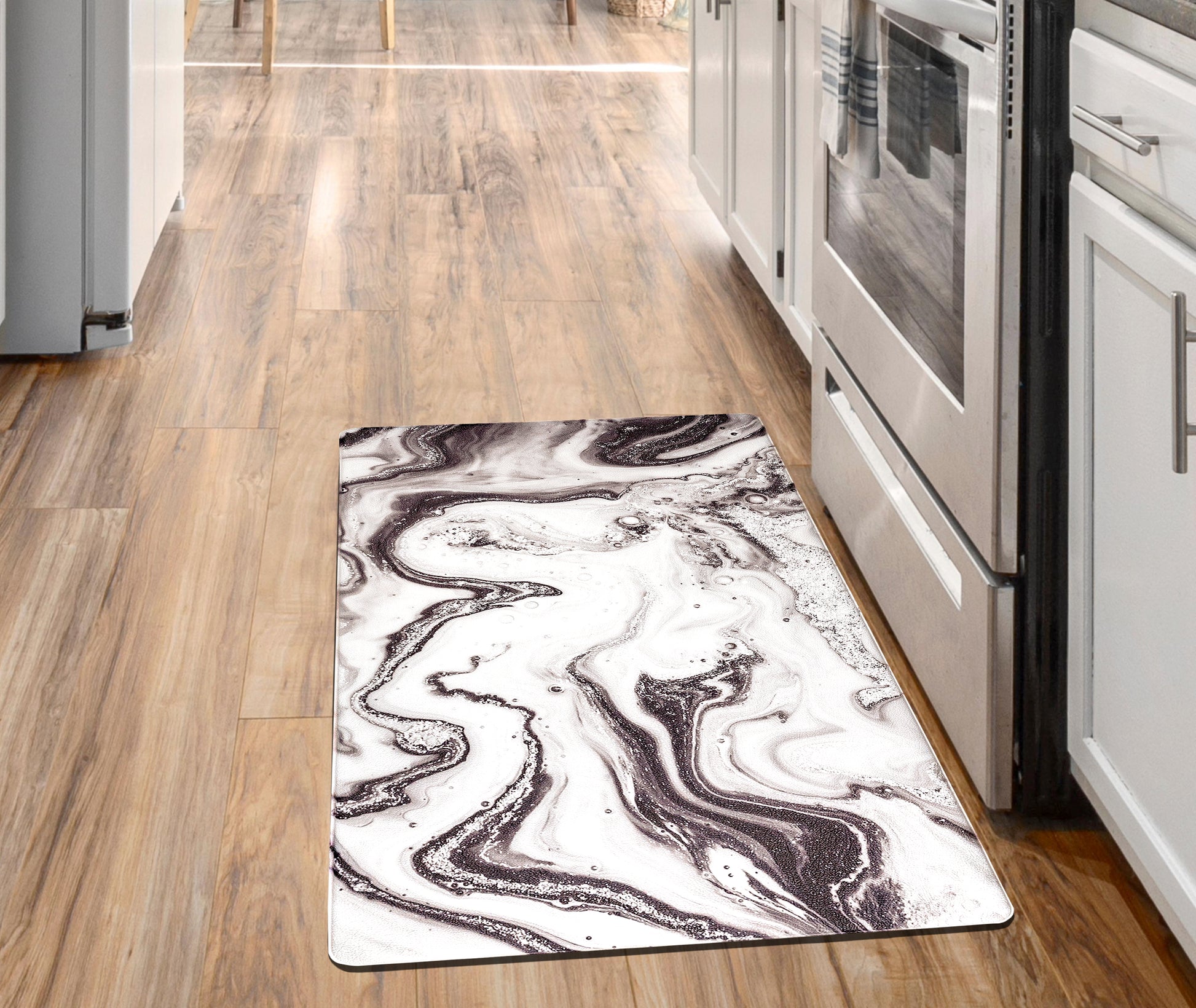 Eva Anti-Fatigue Waterproof Waves Comfort Kitchen Mat