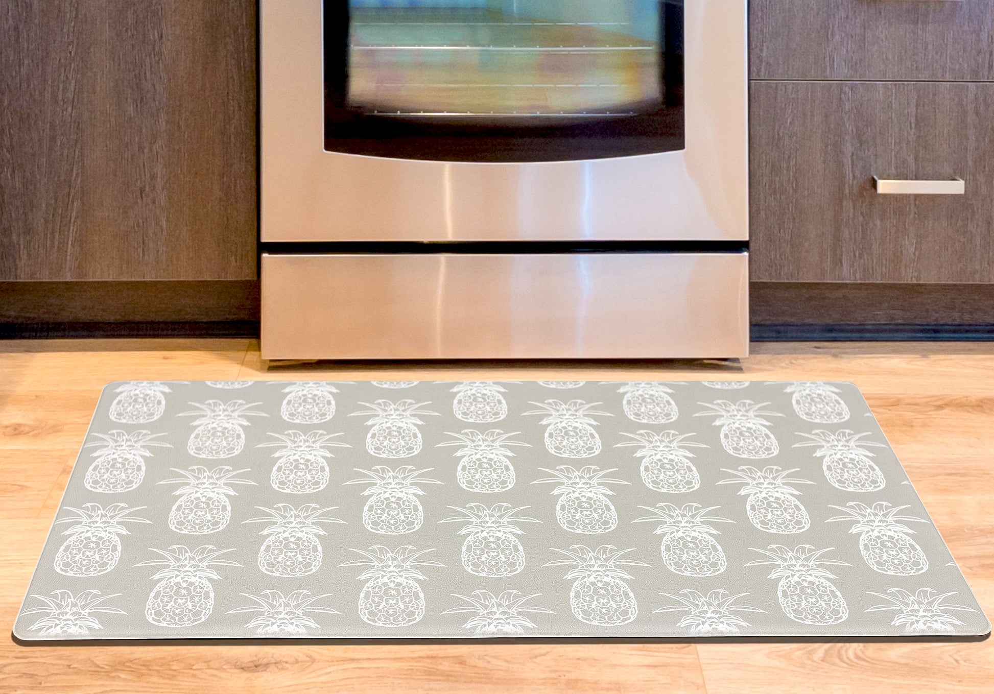 Eva Anti-Fatigue Waterproof Pineapple Comfort Kitchen Mat