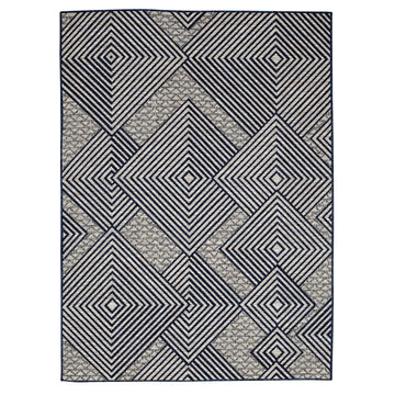 Stylish Geometric Indoor Outdoor Rug for a Modern Home
